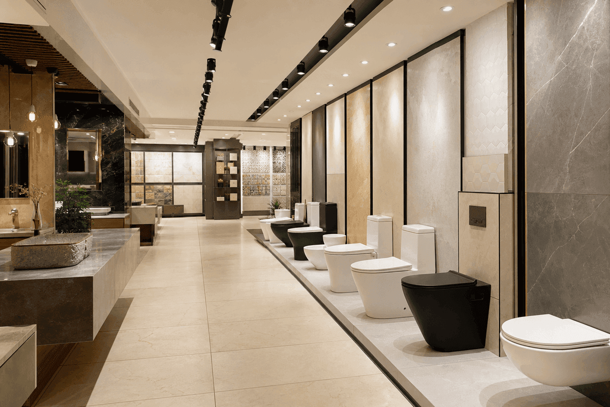 Gujarat Tiles Interior Display